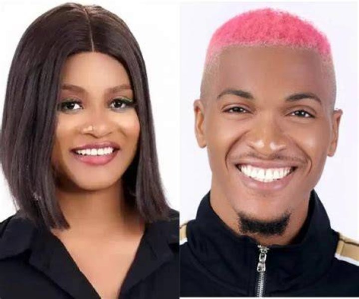 
BBNaija S7: Groovy And Phyna Finally Share Their First Public Kiss At The Party 