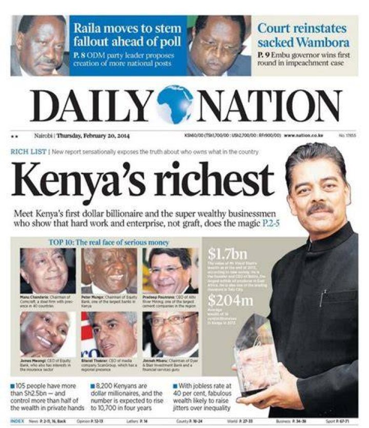 Daily Nation Newspaper Kenya And Facts About Nation Media Group