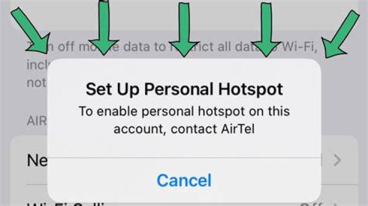 How to contact carrier for personal hotspot