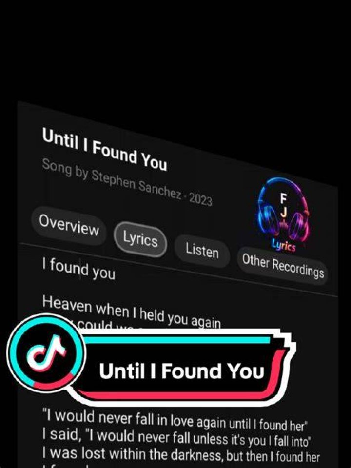 
I Found Life When I Found You Tiktok Song, Lyrics & Videos Compilations 