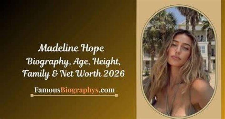 Madeline Height, Weight, Net Worth, Age, Birthday, Wikipedia, Who, Nationality, Biography