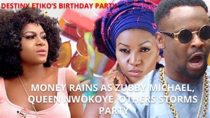 
Money Rains As Zubby Michael, Queen Nwokoye, Others Storm Destiny Etiko’s Birthday Party (Photos And Video) 