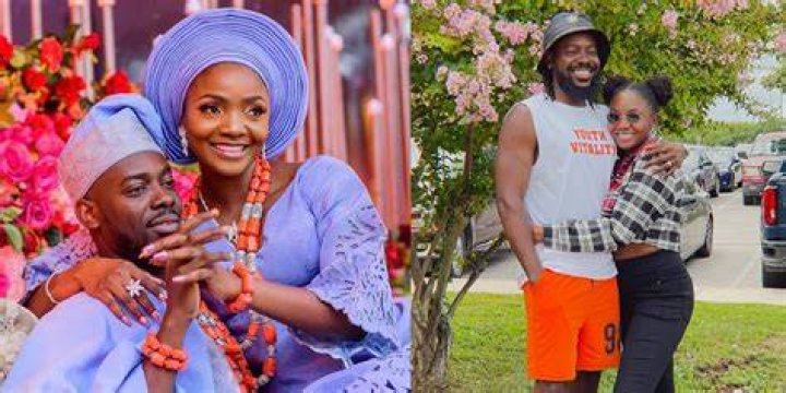
Singer Simi Shares New Loved-up Photo Of Herself And Her Husband Adekunle Gold 