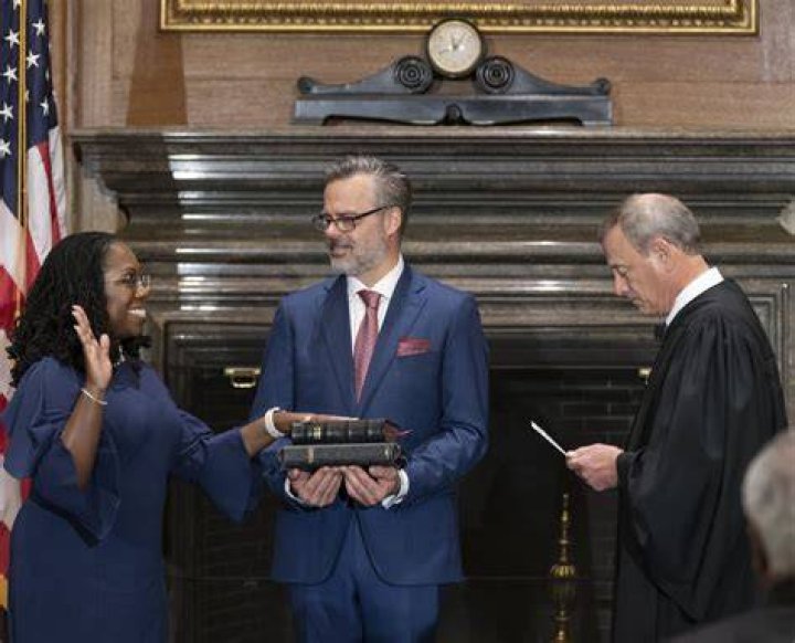 
Supreme Court Justice Ketanji Brown Jackson Takes Part in Formal Swearing-in Ceremony 