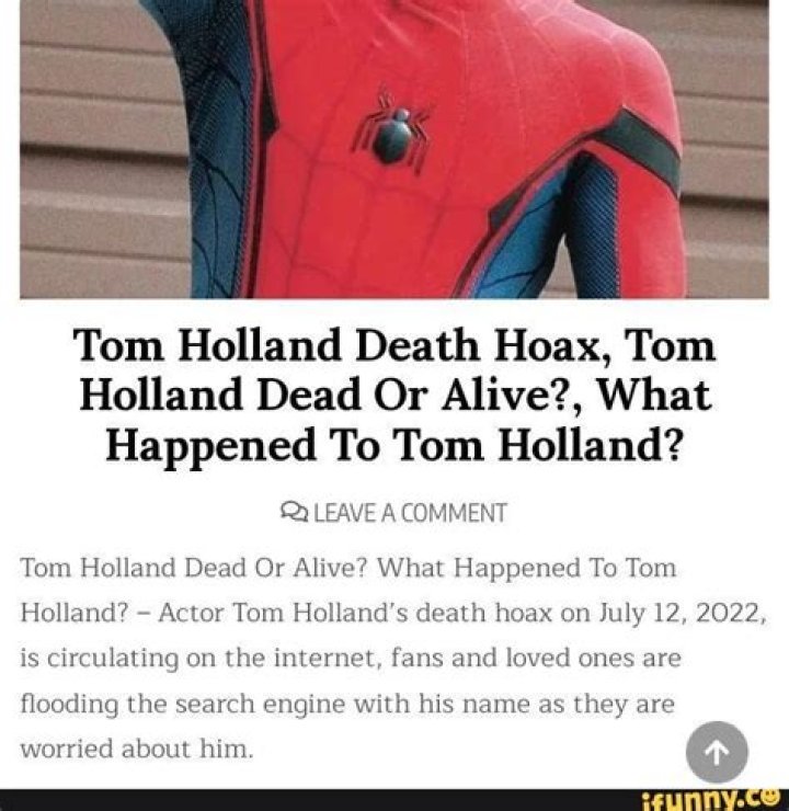 ‘TOM HOLLAND IS DEAD’ POST DEBUNKED AS ACTOR IS ALIVE AND DOING WELL IN 2022